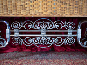 Antique Ornate Casket Bier