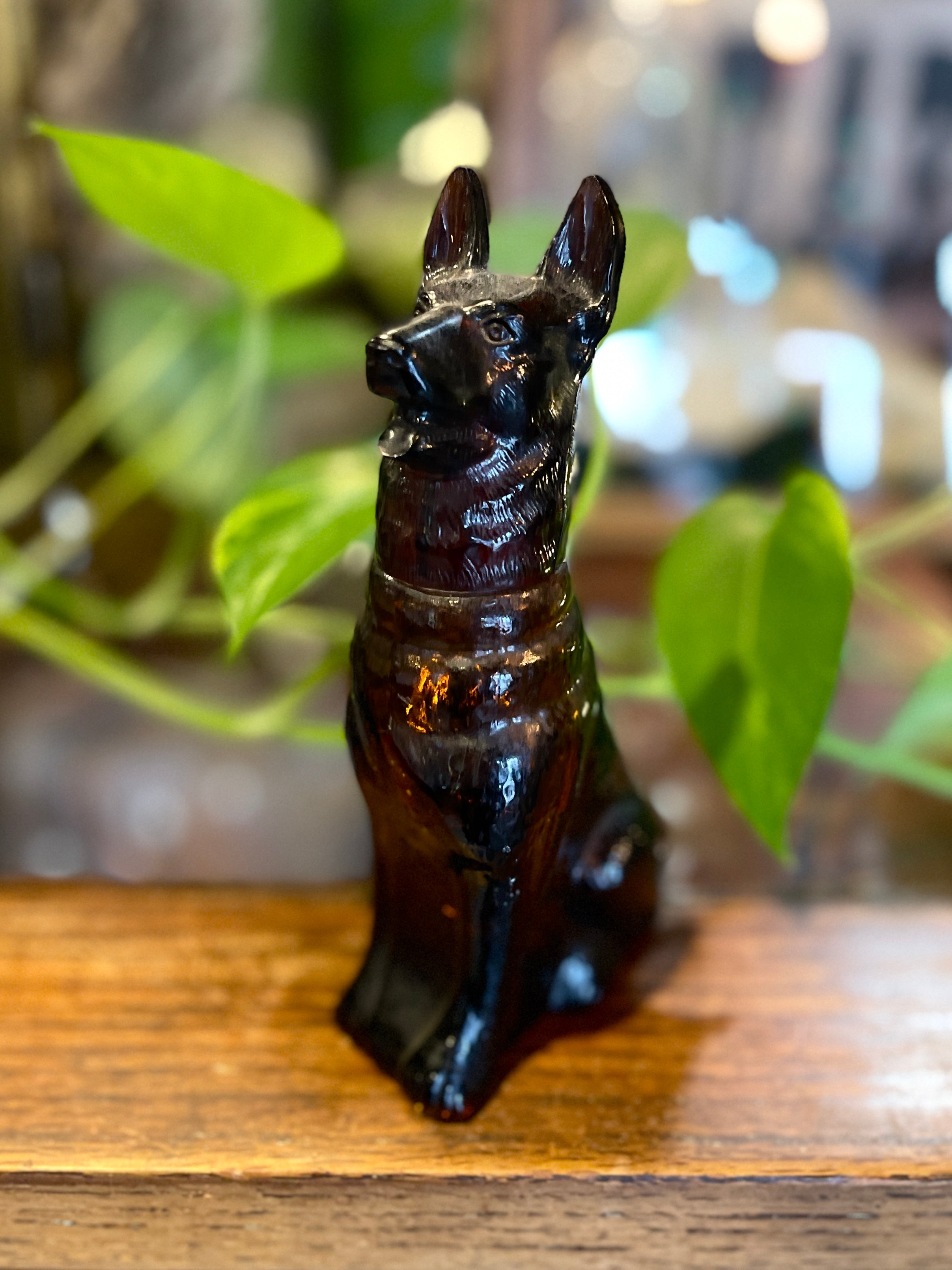 German Shepard Avon Pre-Shave Bottle