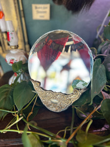 Vintage Silver Vanity Mirror