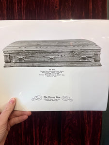 Vintage Casket Sample Photos