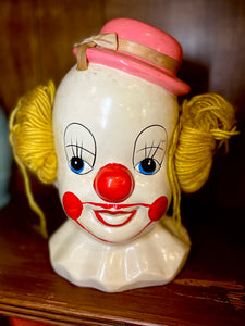 Vintage Clown Coin Bank