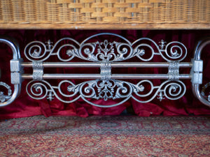 Antique Ornate Casket Bier