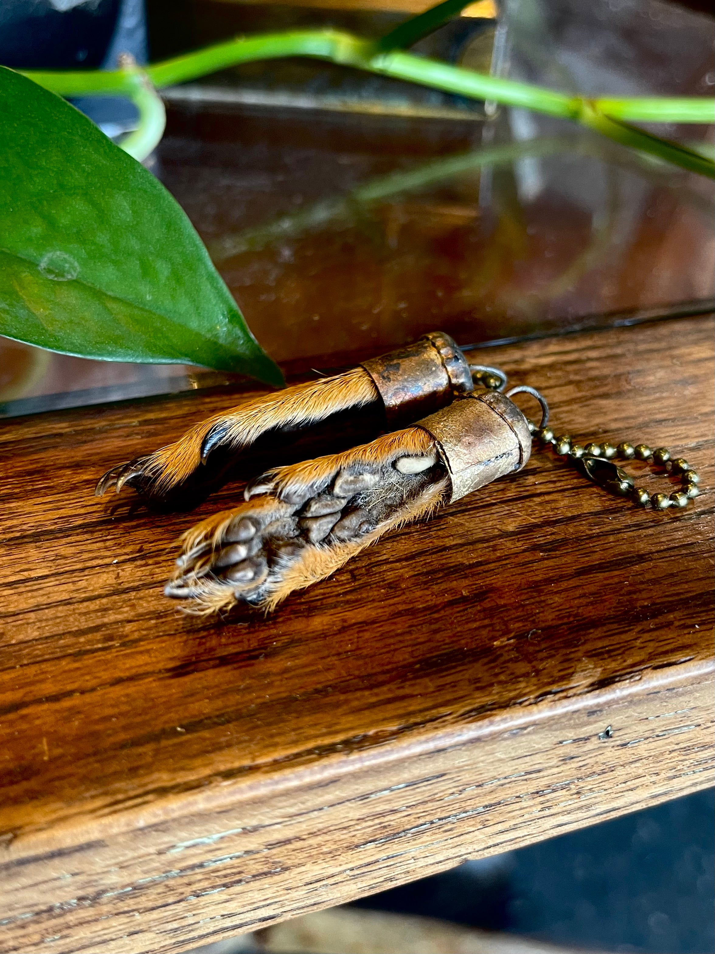 Squirrel Foot Charm
