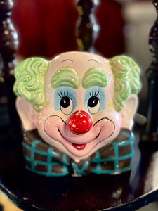 Porcelain Clown Planter