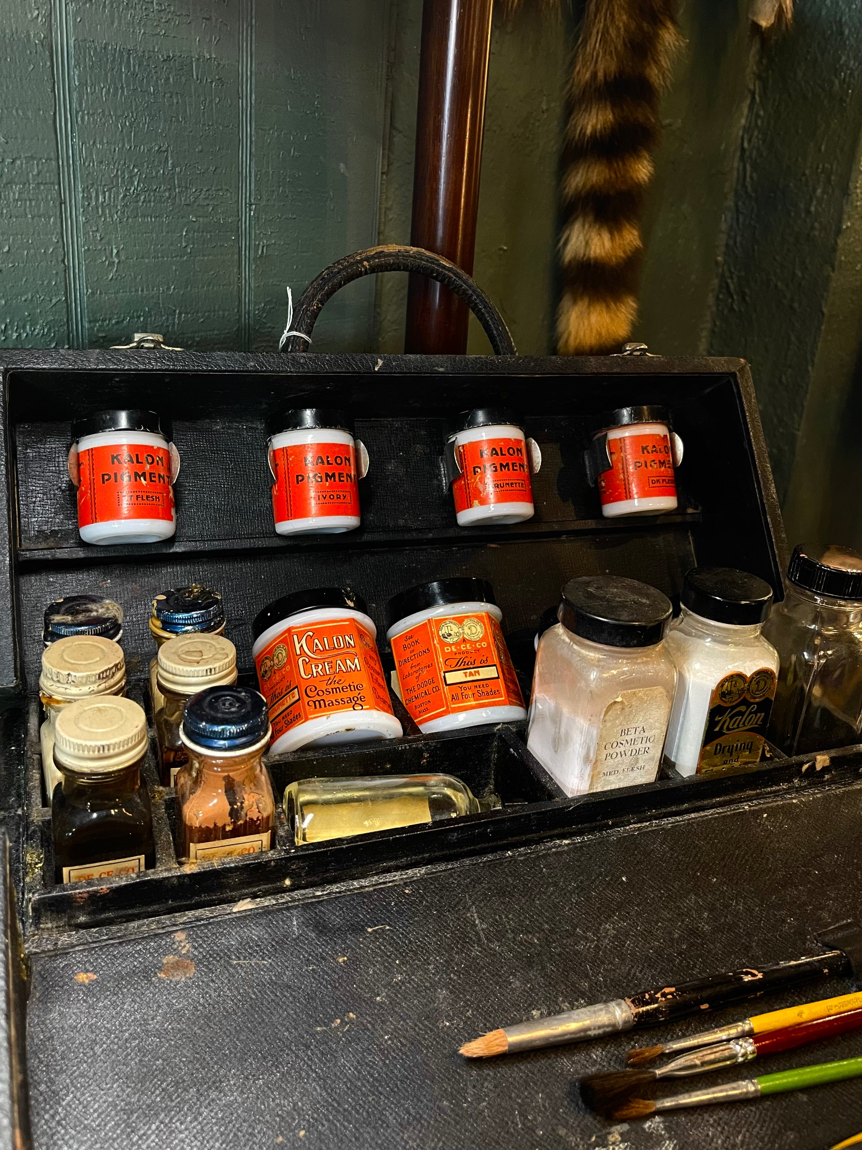 Vintage Mortician's Cosmetic Kit