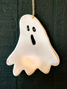 VTG Handmade Wooden Ghost