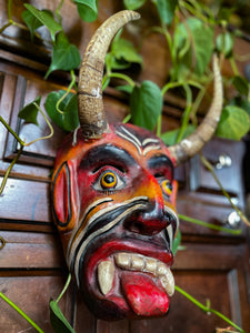 VTG Wood Devil Mask