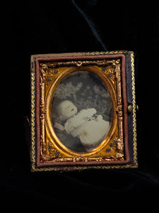 Daguerreotype of Postmortem Infant, Chaplin’s Daughter
