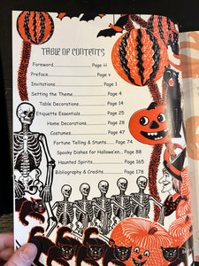 Vintage Halloween Party Book