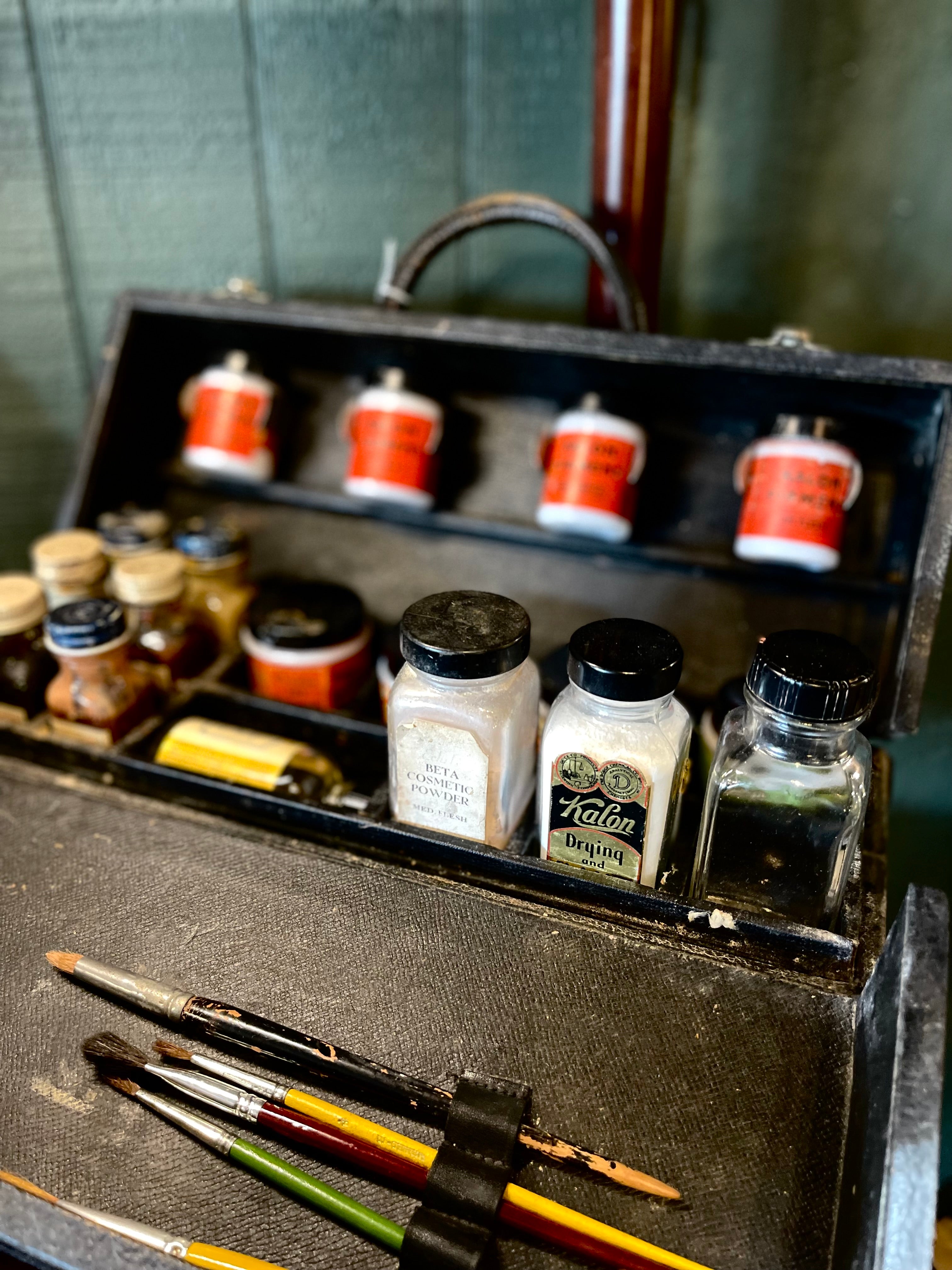 Vintage Mortician's Cosmetic Kit