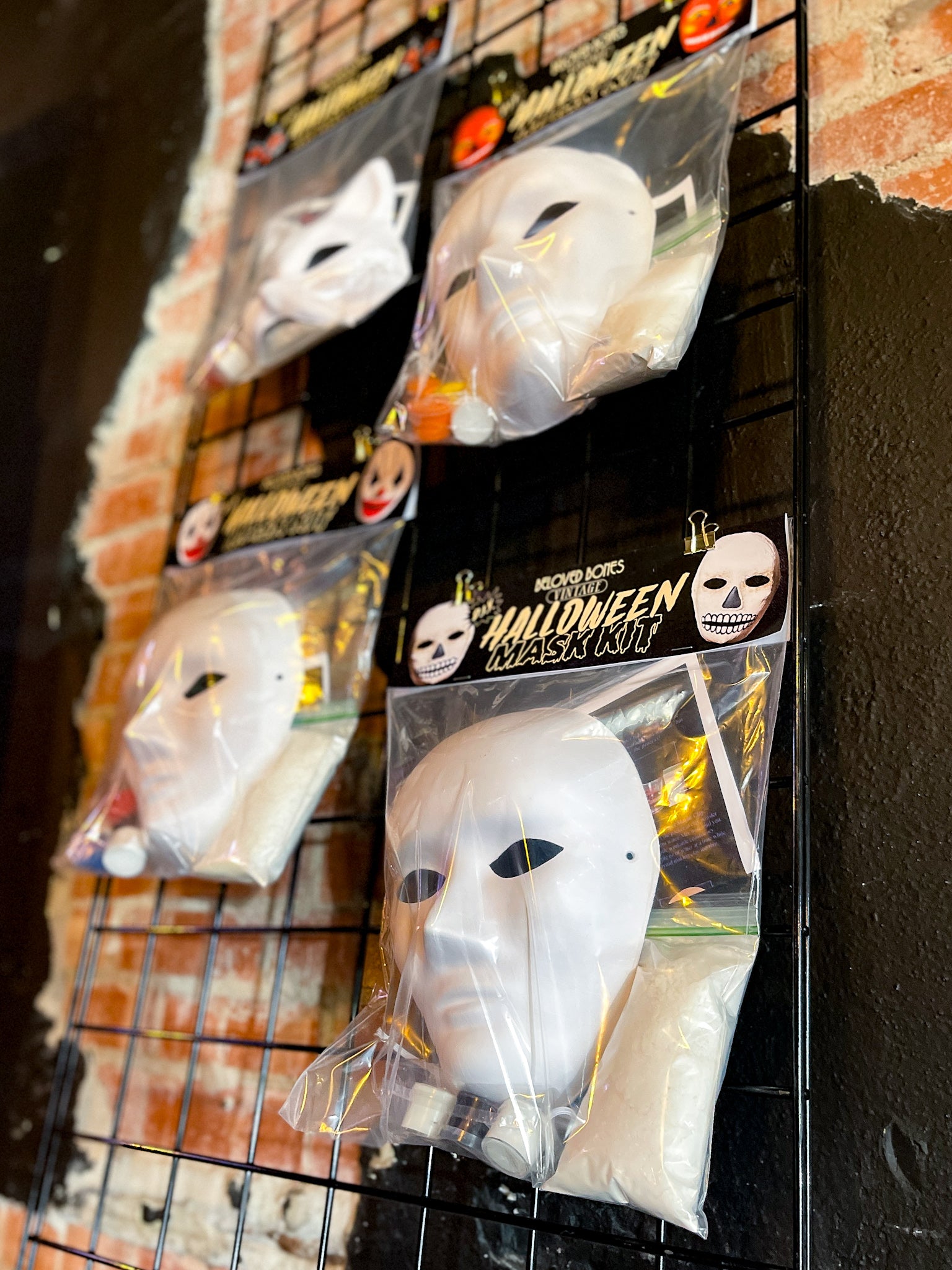 Vintage Halloween Mask Making Kit