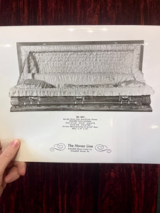 Vintage Casket Sample Photos