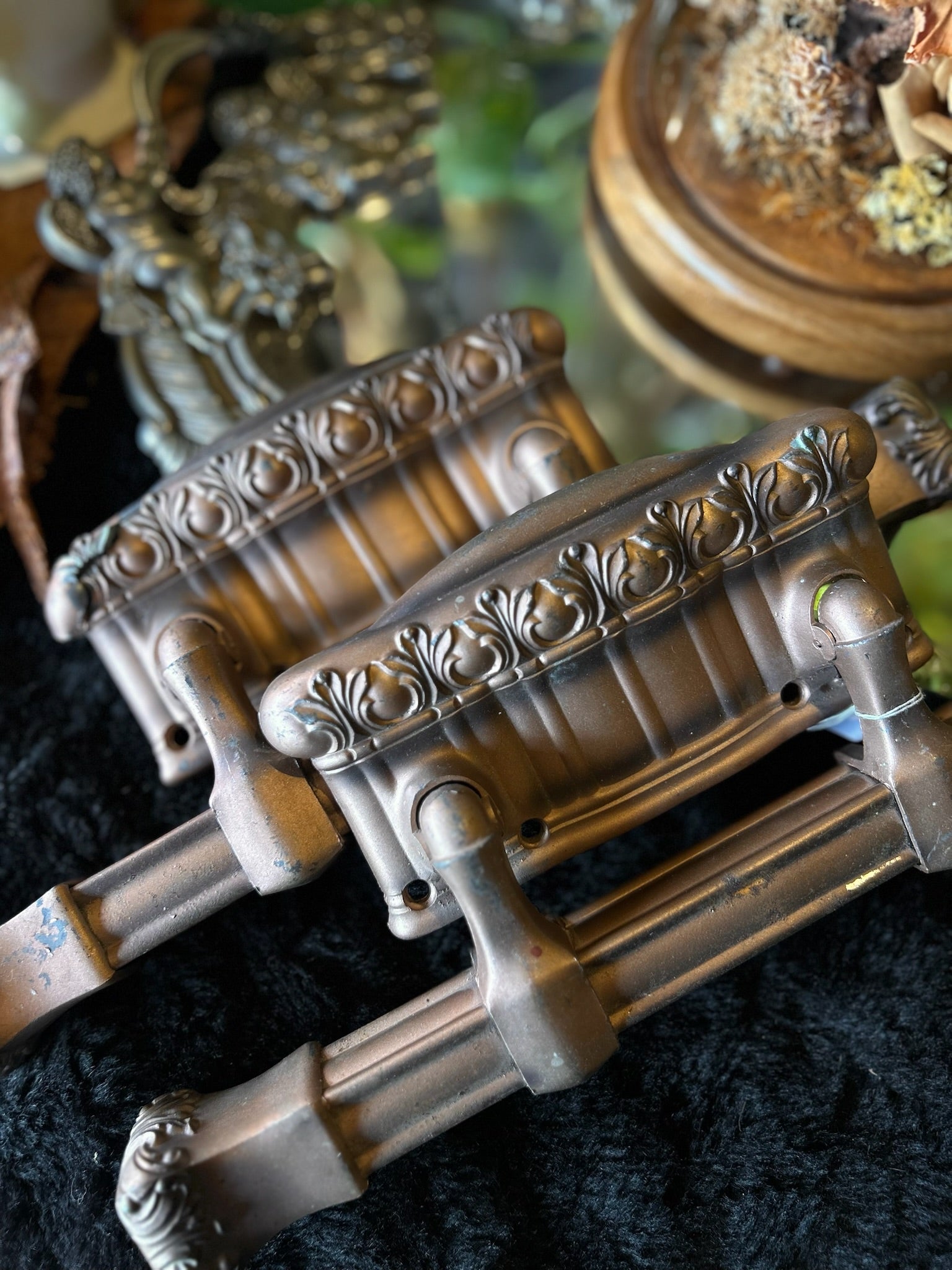 Ornate Copper Casket Handle