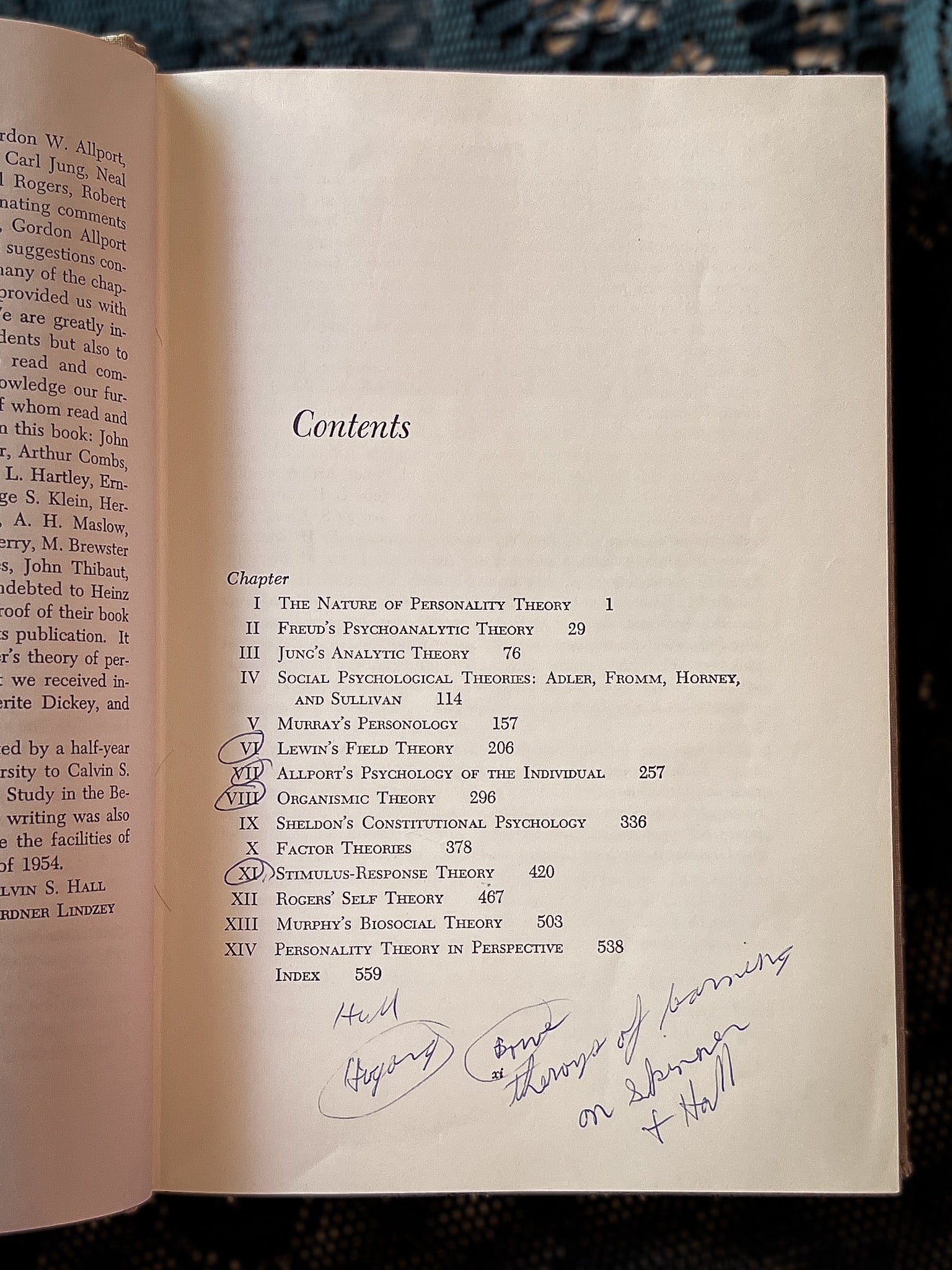 Theories of Personality, 1967