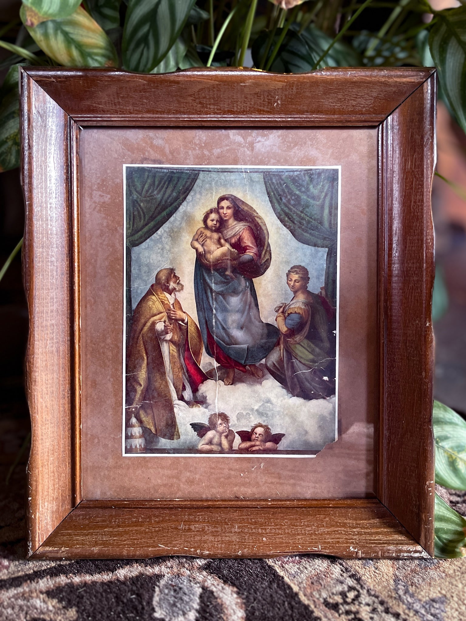 Sistine Madonna, Framed