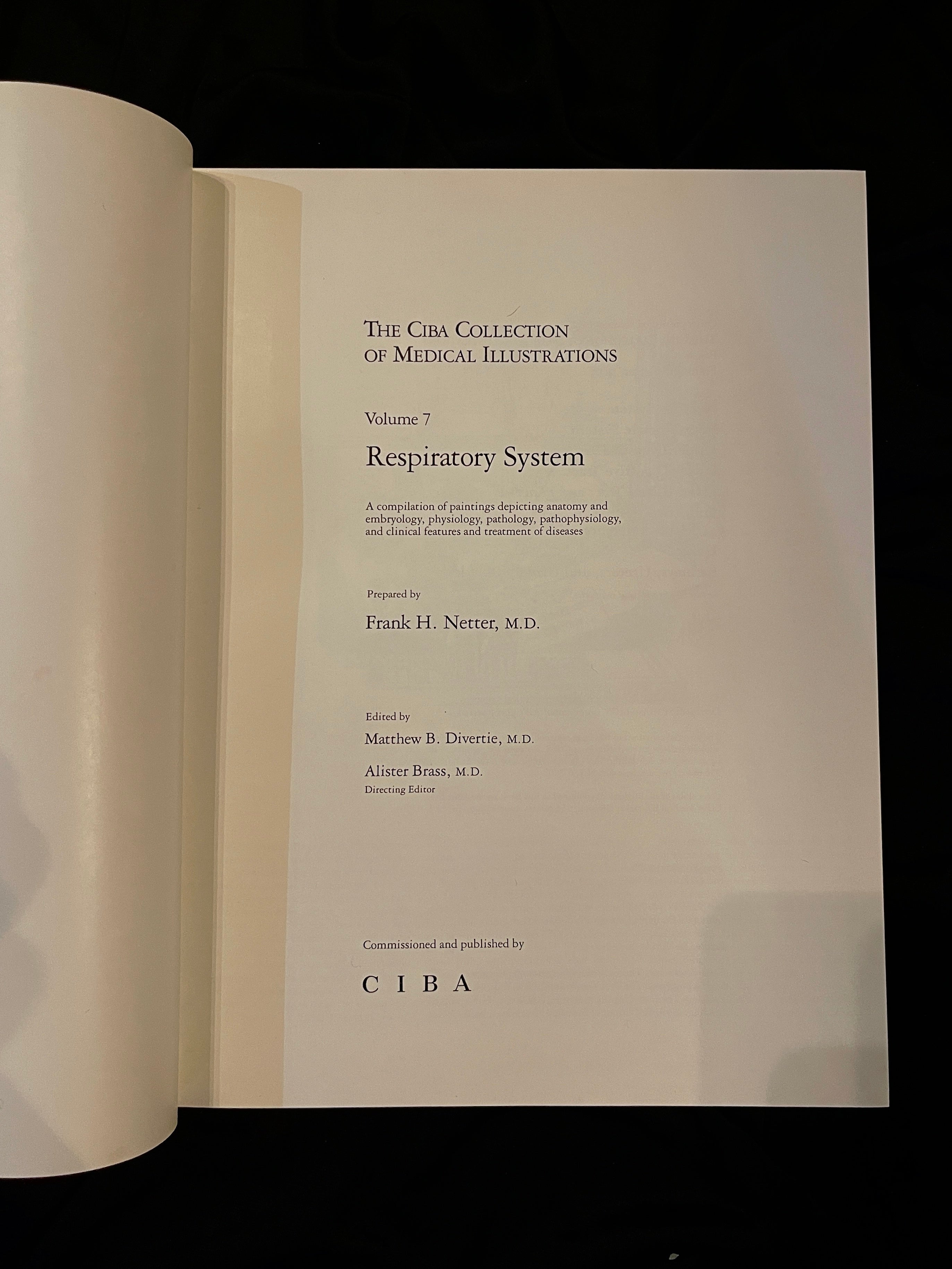 The Ciba Collection of Medical Illustrations, Volume 7: Respiratory System, 1980