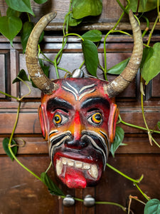 VTG Wood Devil Mask