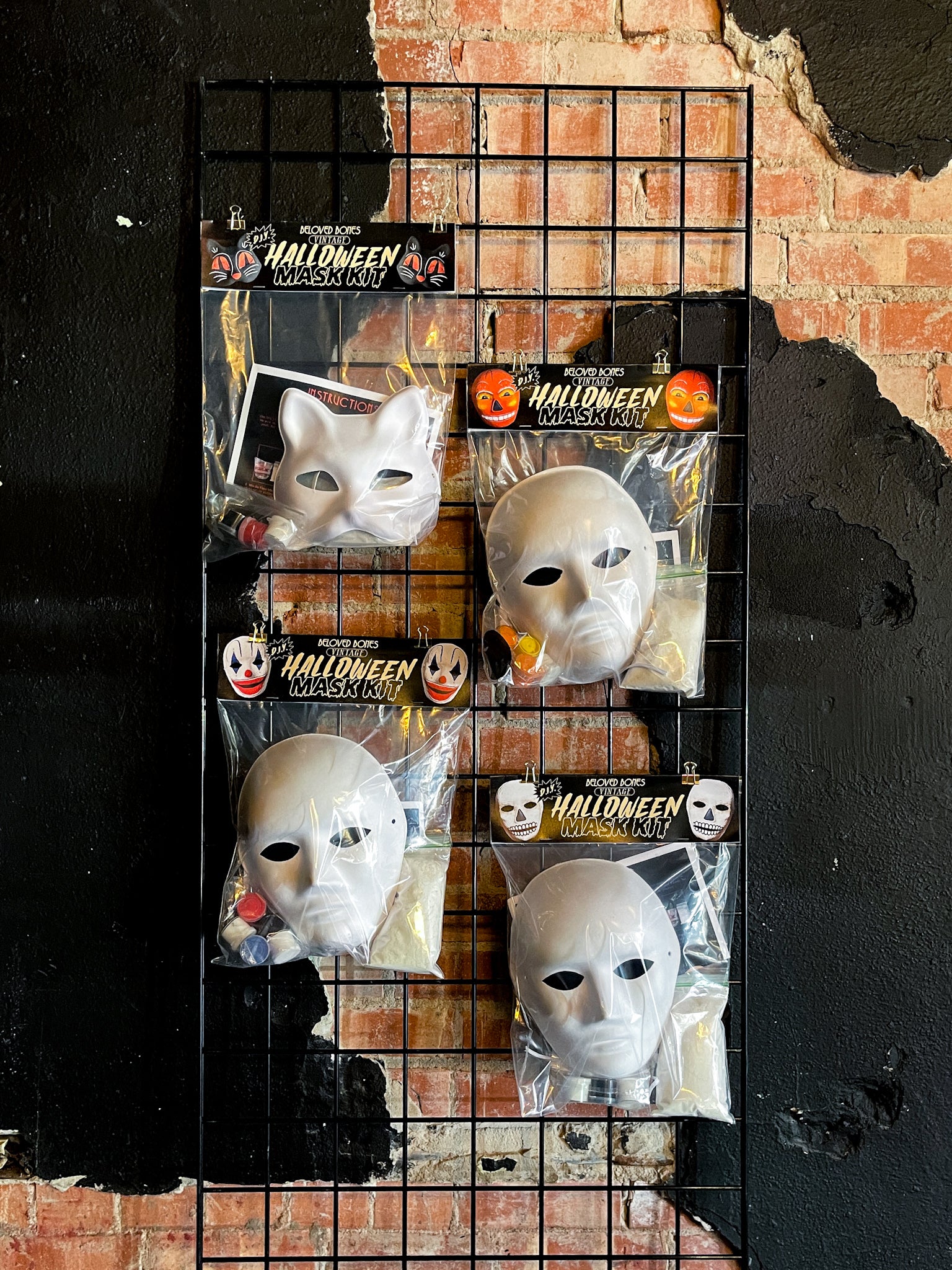 Vintage Halloween Mask Making Kit