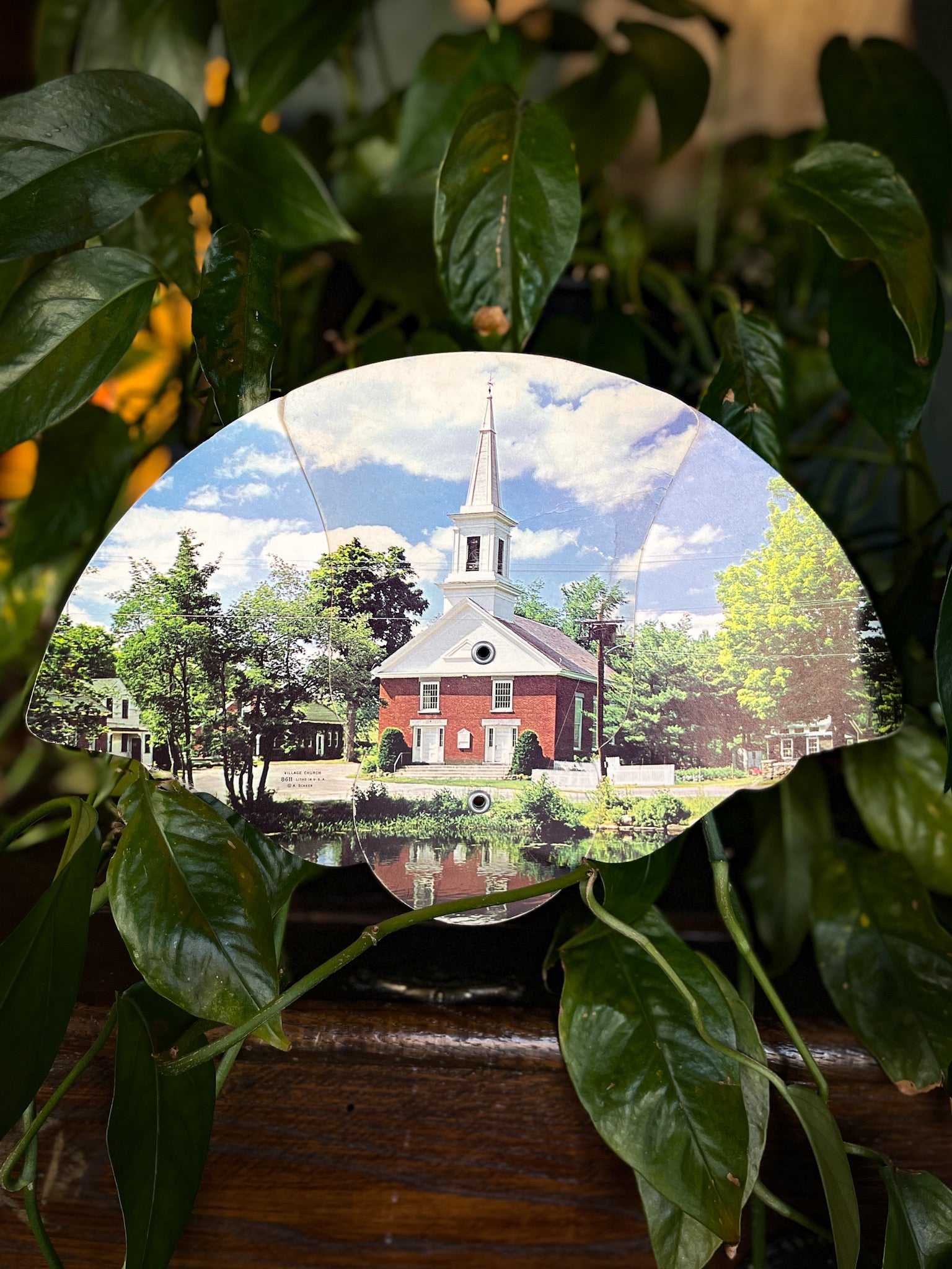 Folding Funeral Fan