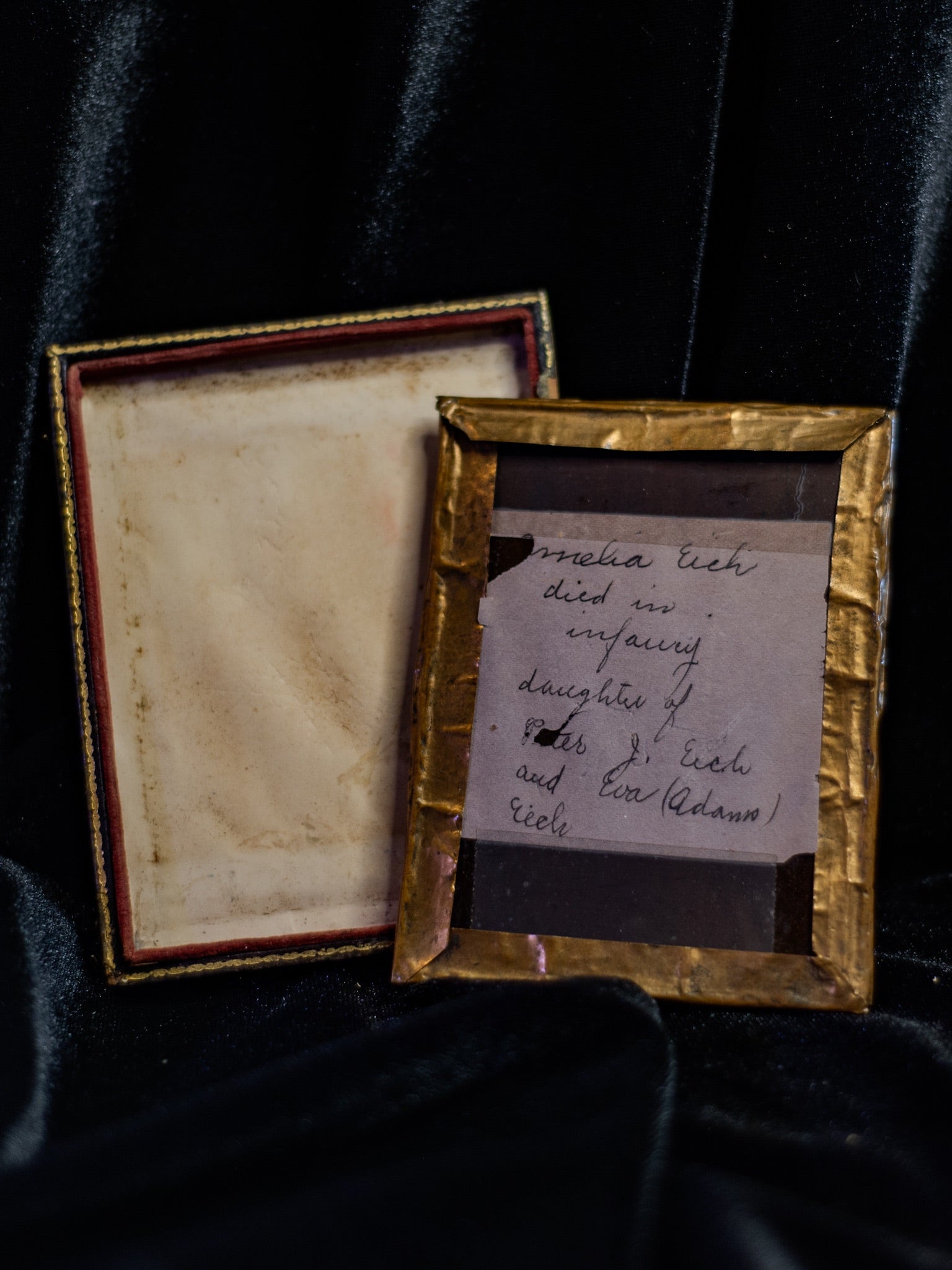 Ambrotype of Postmortem Infant, Amelia