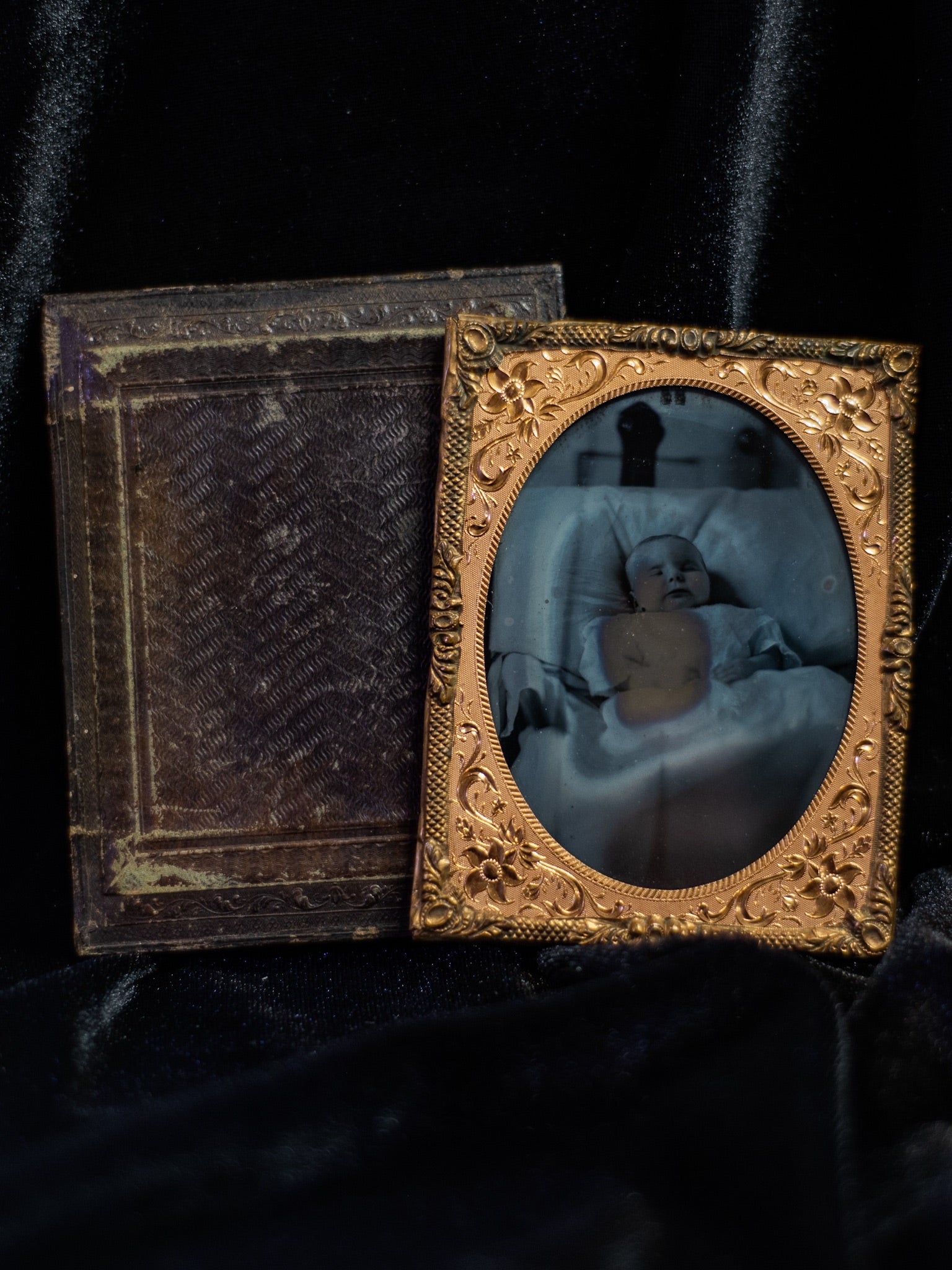 Ambrotype of Postmortem Infant, Amelia