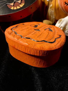 Vintage Halloween Pumpkin Box