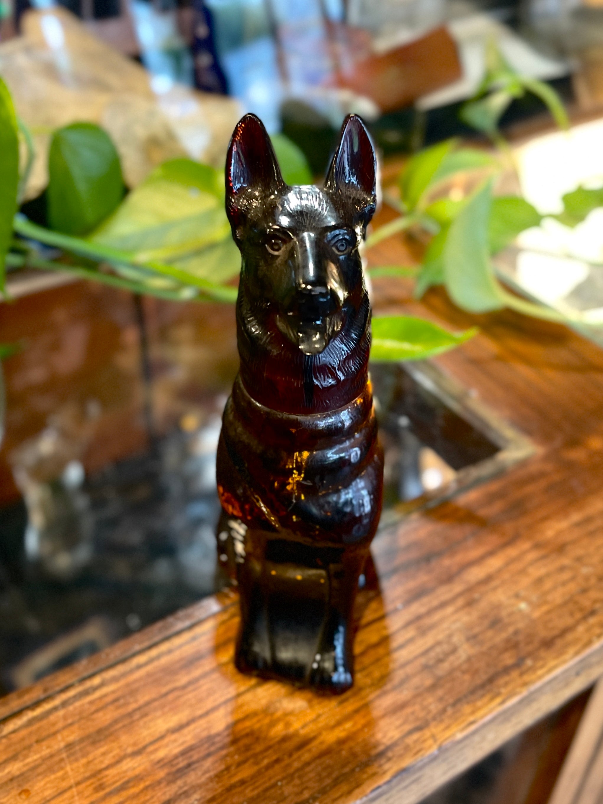 German Shepard Avon Pre-Shave Bottle