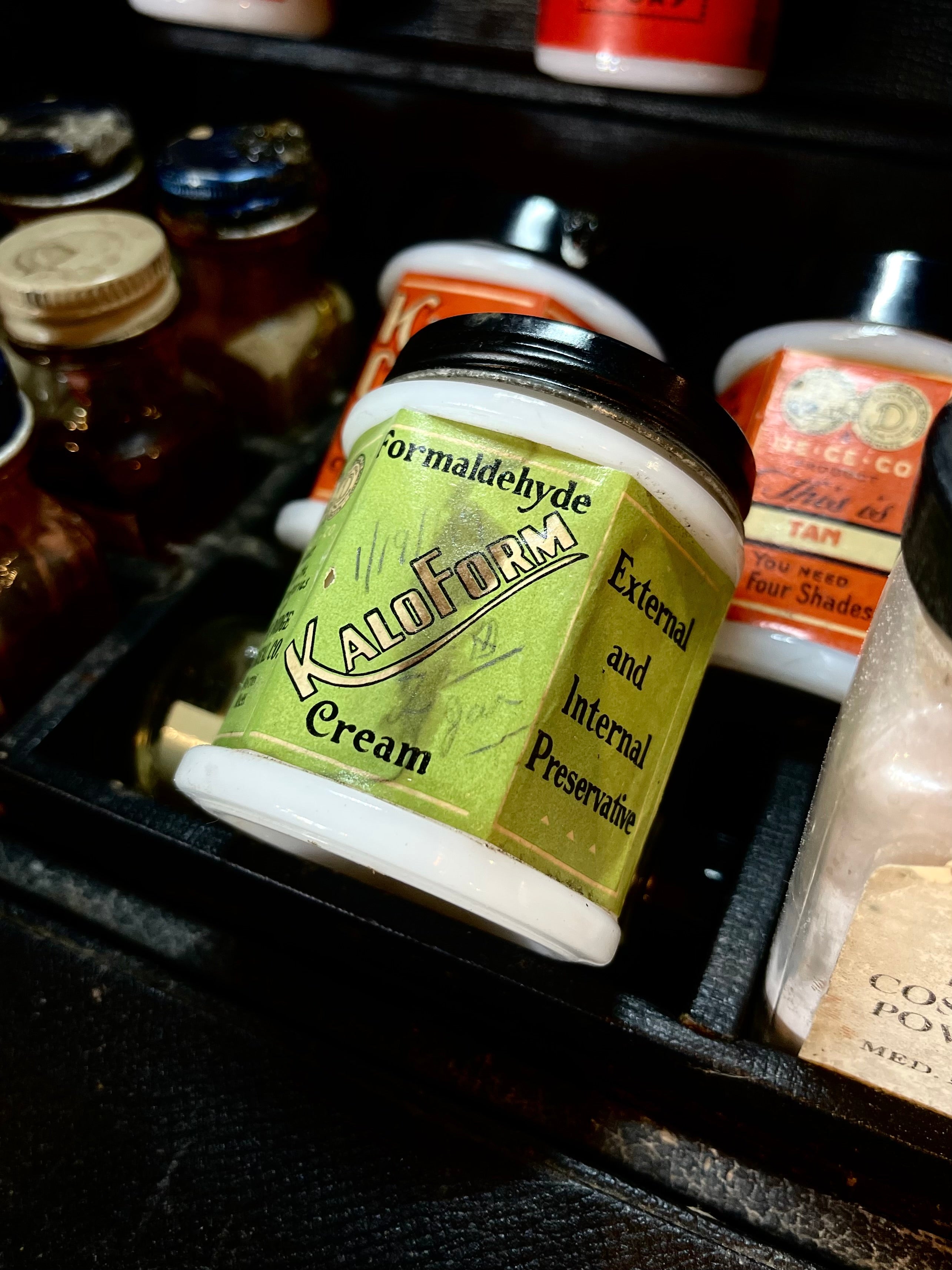 Vintage Mortician's Cosmetic Kit