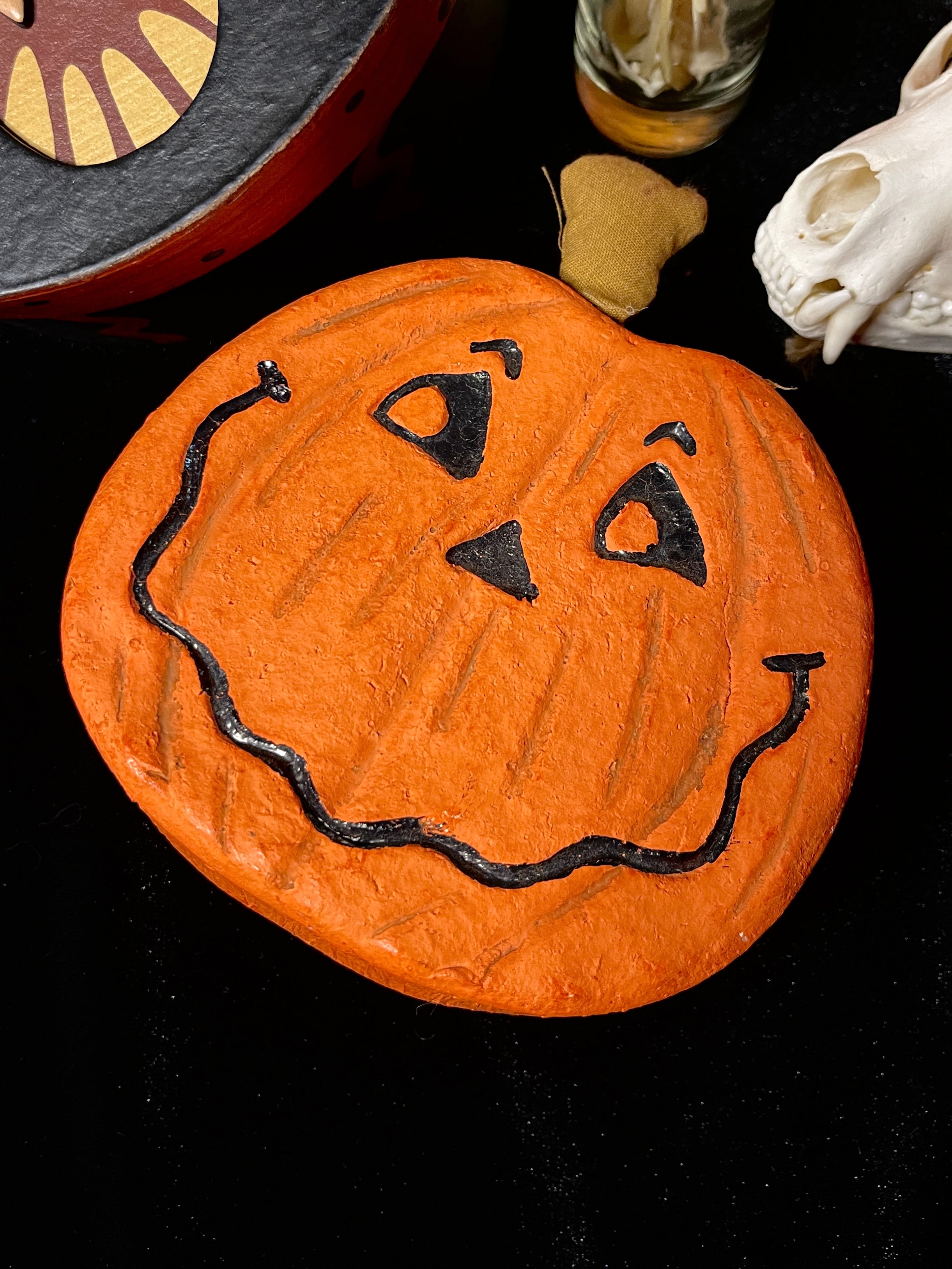 Vintage Halloween Pumpkin Box