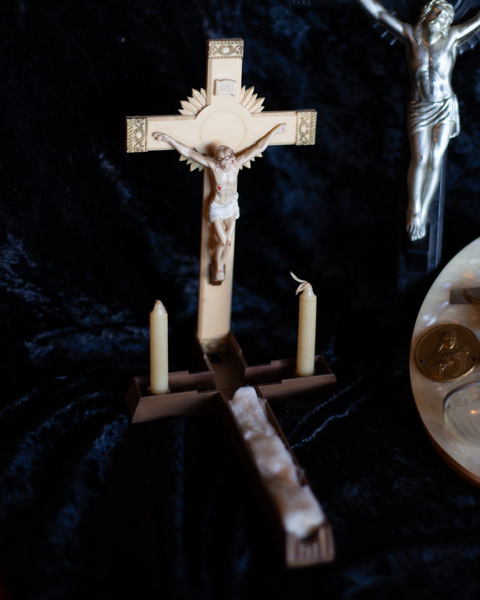 Vintage Last Rites Crucifix