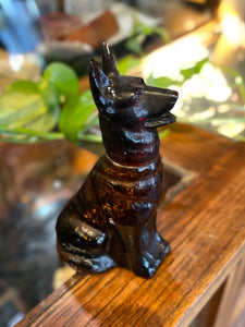 German Shepard Avon Pre-Shave Bottle