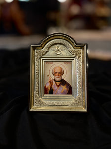 Framed Saint Nicholas Icon