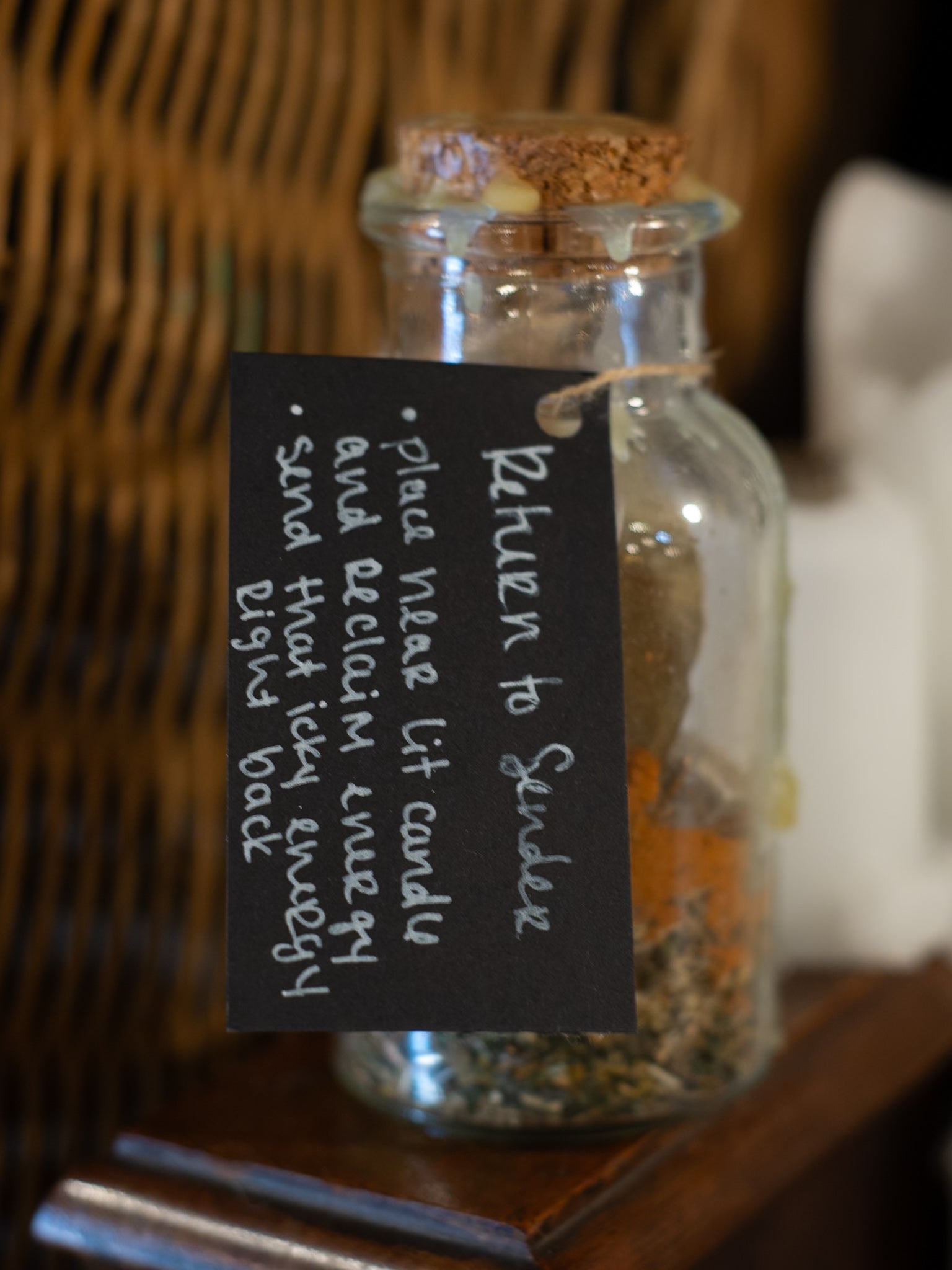 Return to Sender Spell Jar