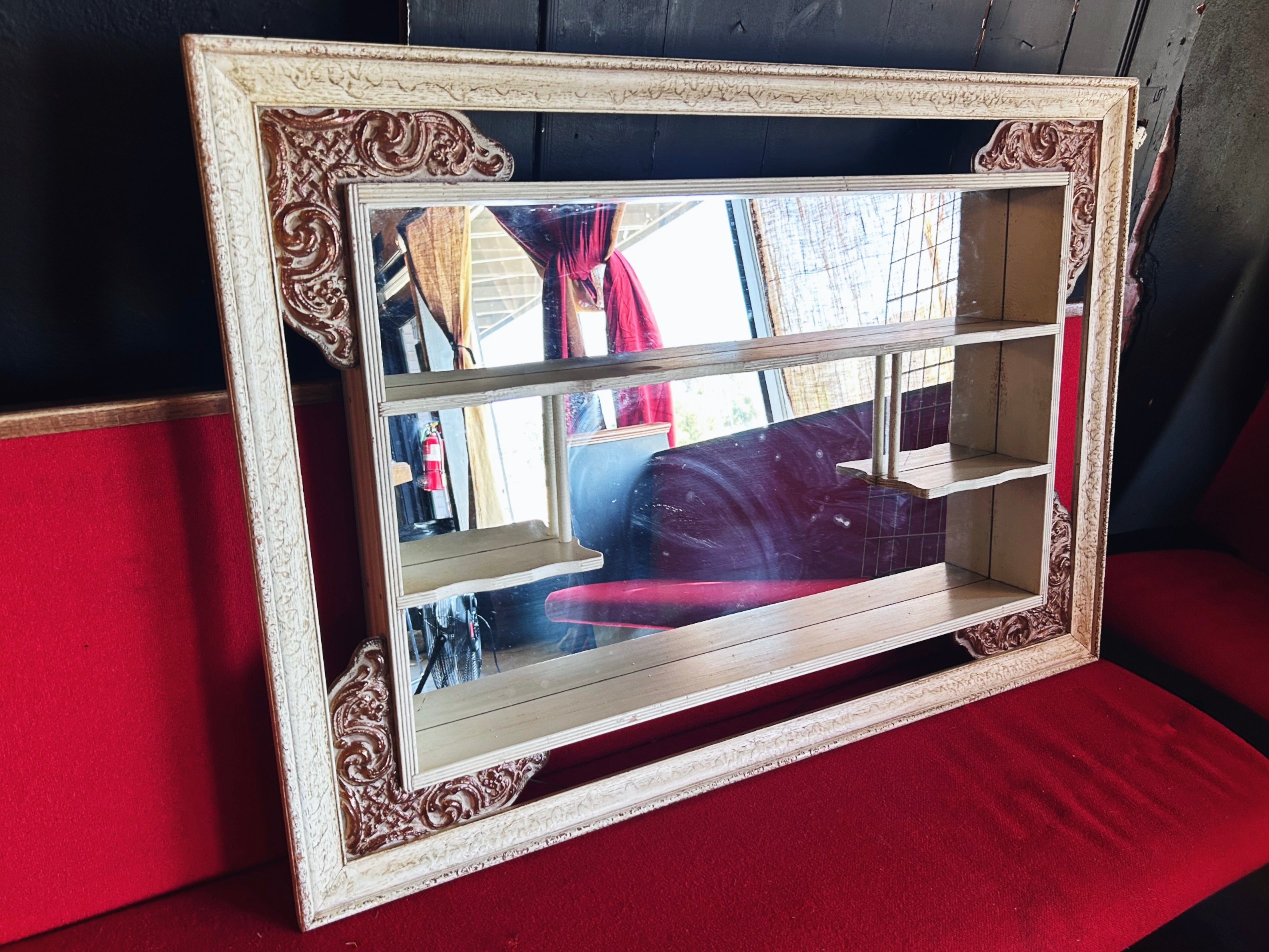 Vintage Mirror Shelf