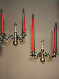 Vintage Gold Sconce Pair