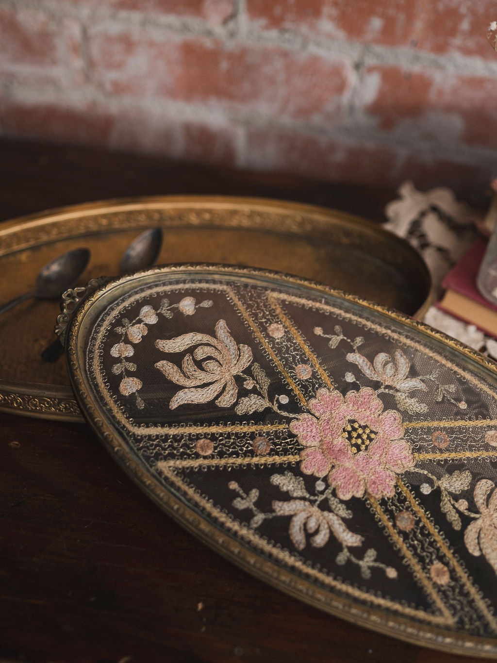 Antique 1920's Victorian Vanity Tray