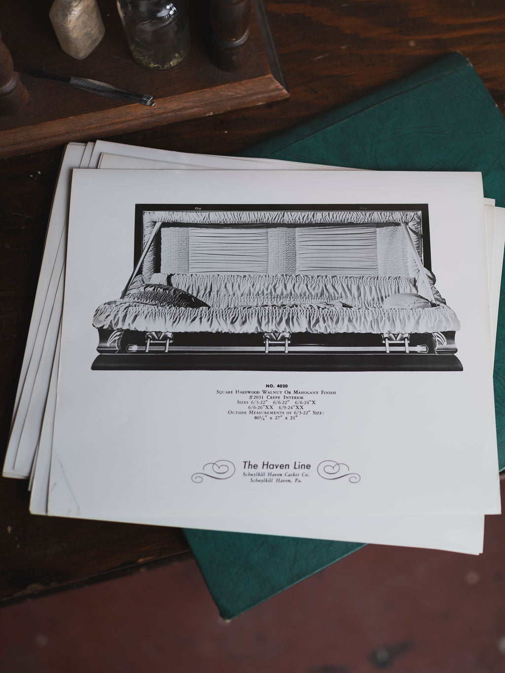 Vintage Casket Sample Photos