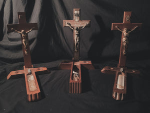 Vintage Last Rites Crucifix Set