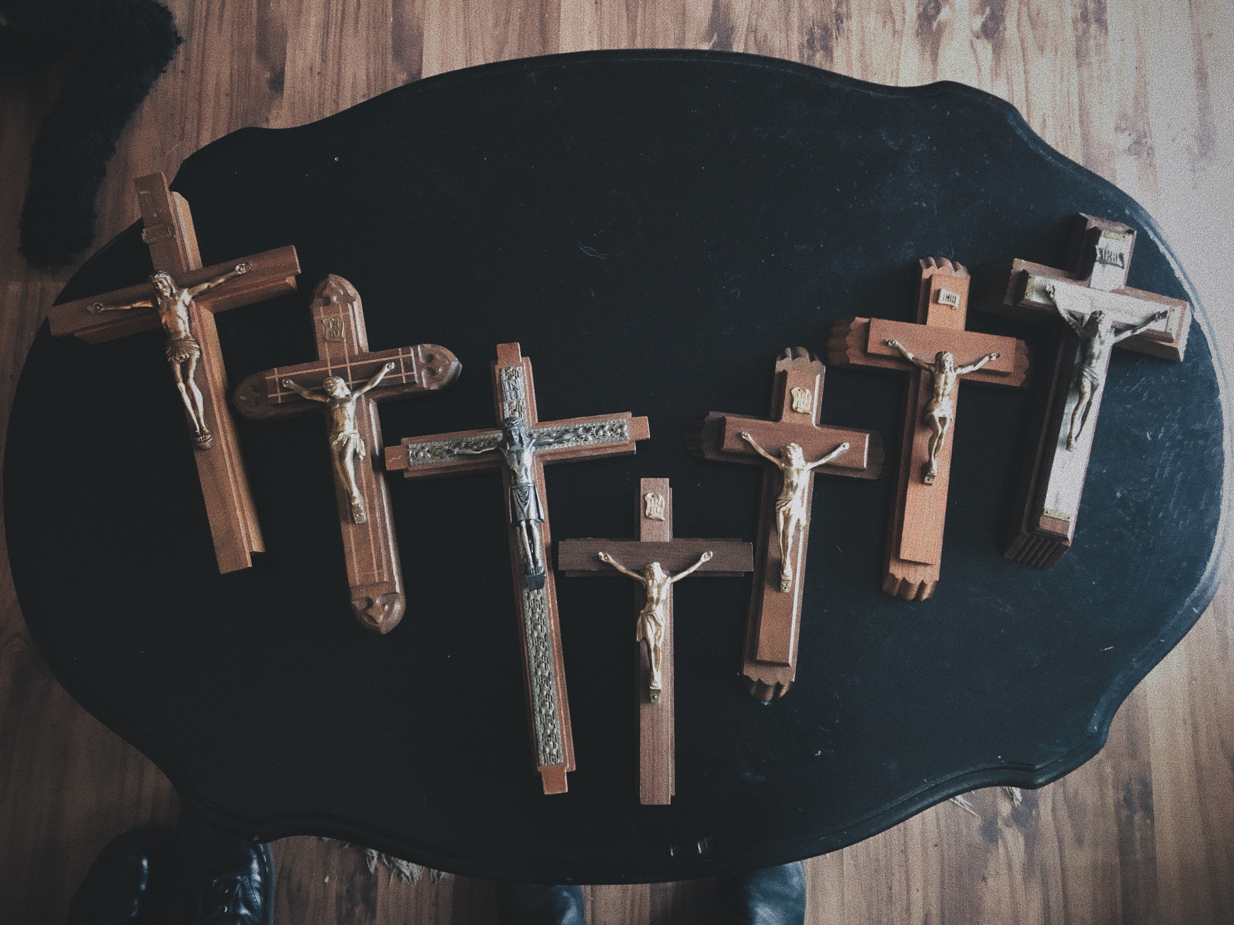 Vintage Last Rites Crucifix Set